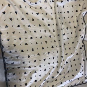 Ralph Lauren teddy bears blue receiving blanket